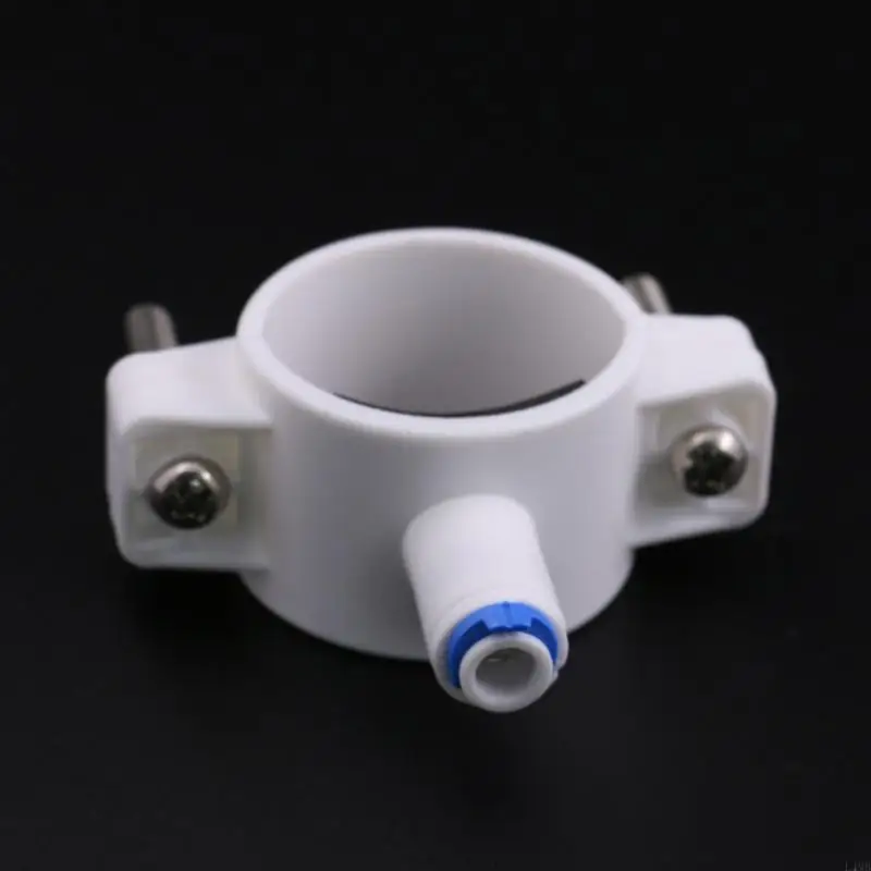 L4MB PIIPE 피팅 RO 워터 40mm 배수 폐수 파이프 클램프 안장 안장 안장 클립 역 삼투 1/4 "OD 호스 빠른 연결