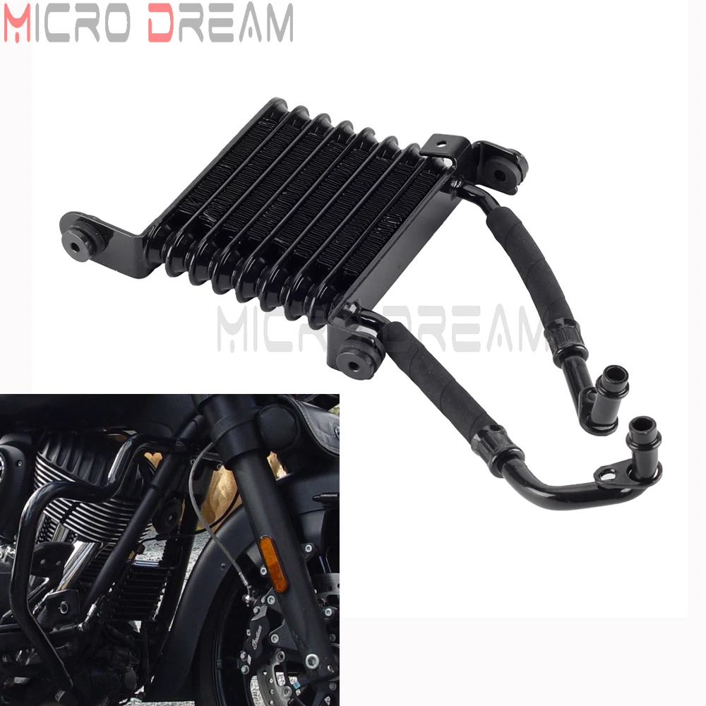 

For Indian Vintage Springfield Dark Horse Engine Oil Cooler Cooling Radiator Replace For Indian Chief Classic Vintage Dark Horse