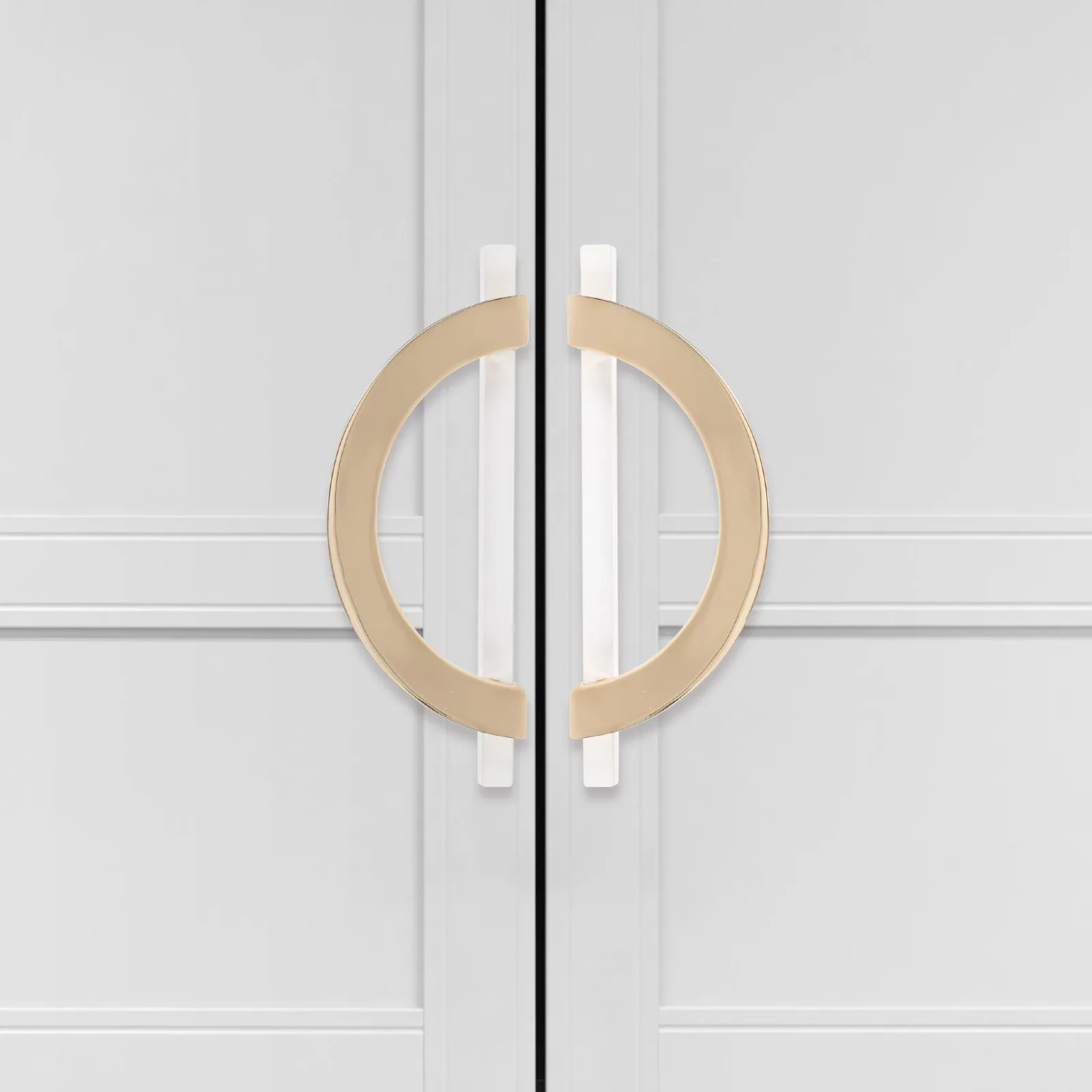 

Square Semicircle Kitchen Cabinet Pulls Wardrobe Drawer Knobs H les Closet Hardware Furniture Accessories