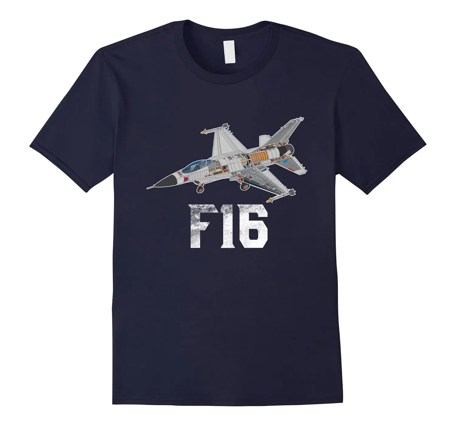 Military Aircraft F-16 Falcon Men T-Shirt Short Sleeve Casual Cotton O-Neck T Shirt