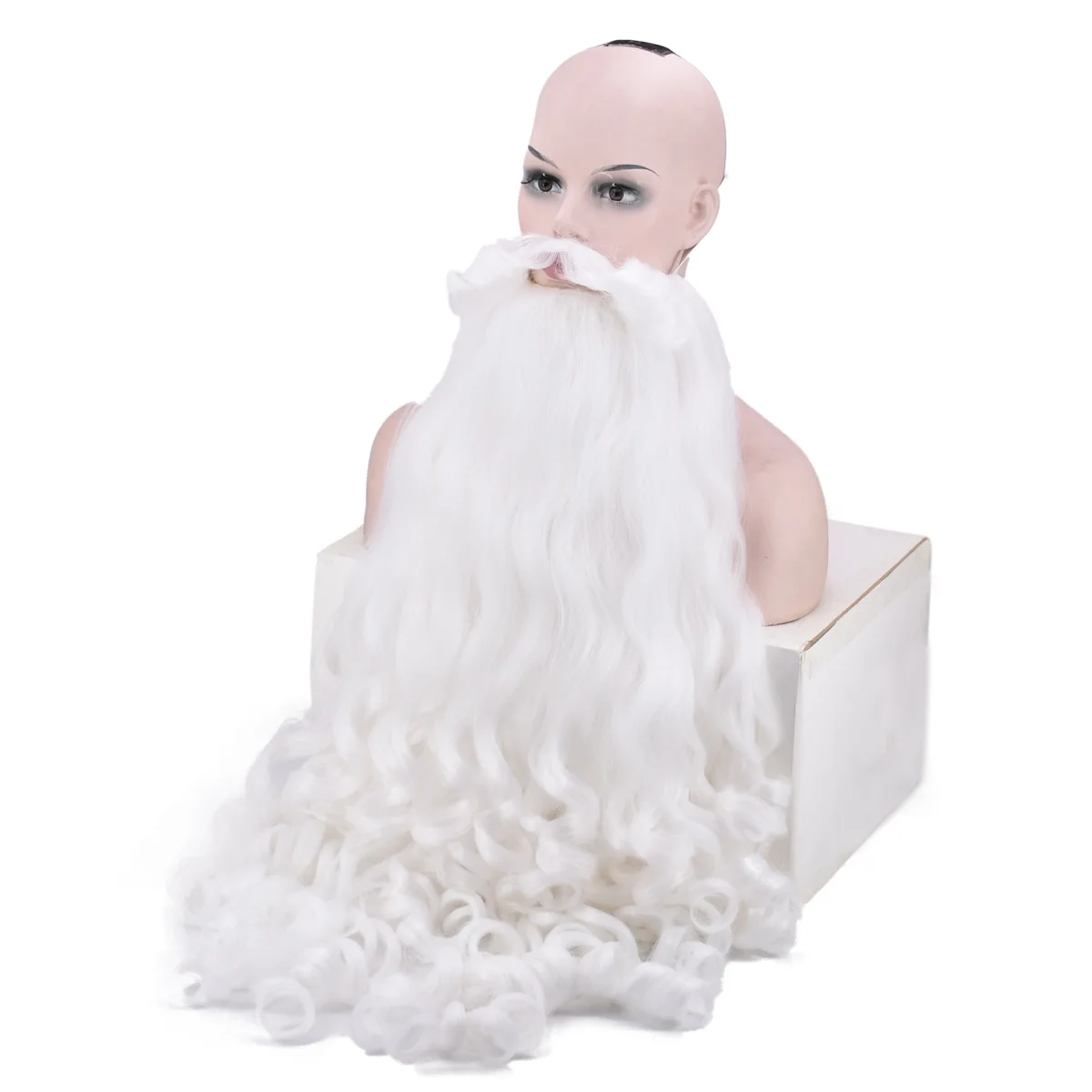 Low Price Winter Christmas Santa Claus Cosplay White beard  Costume Christmas