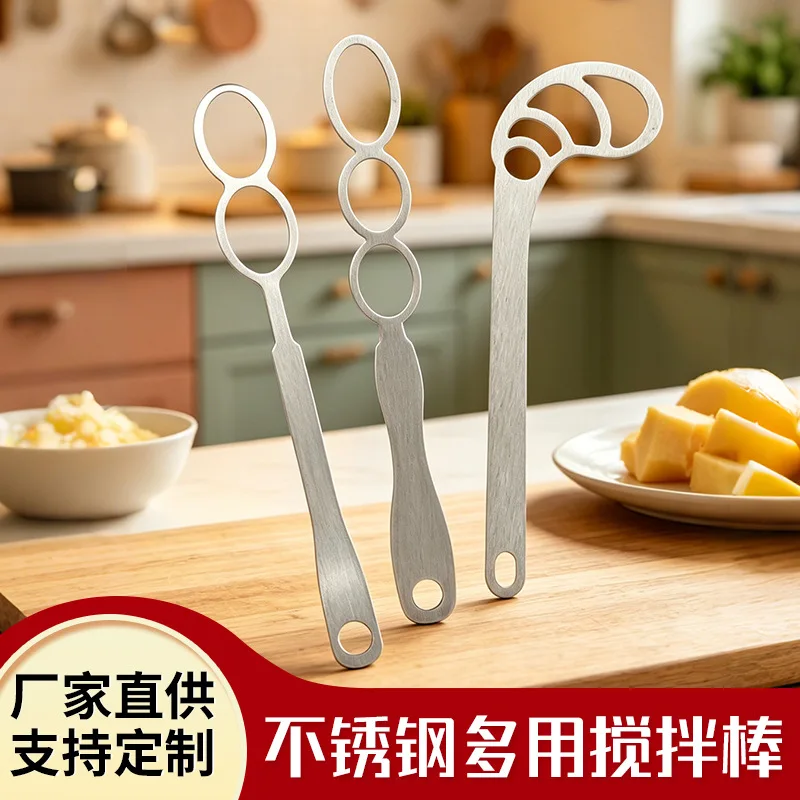 304 Stainless Steel Manual Mixer Egg Beater Cream Whisk Baking Tool