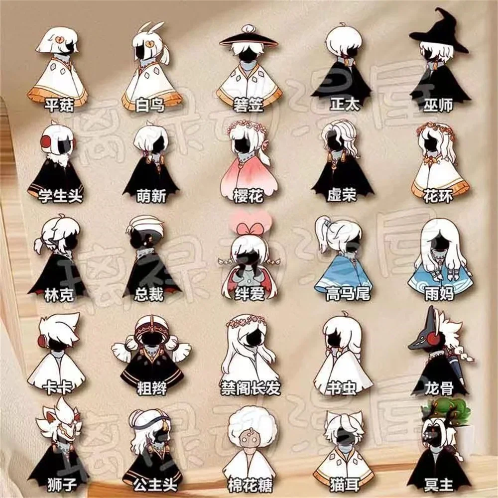 

25pcs/lot Sky：Children of The Light Japanese Anime Brooch Cute Cartoon Badge DIY Decoration for Students and Girls Gifts