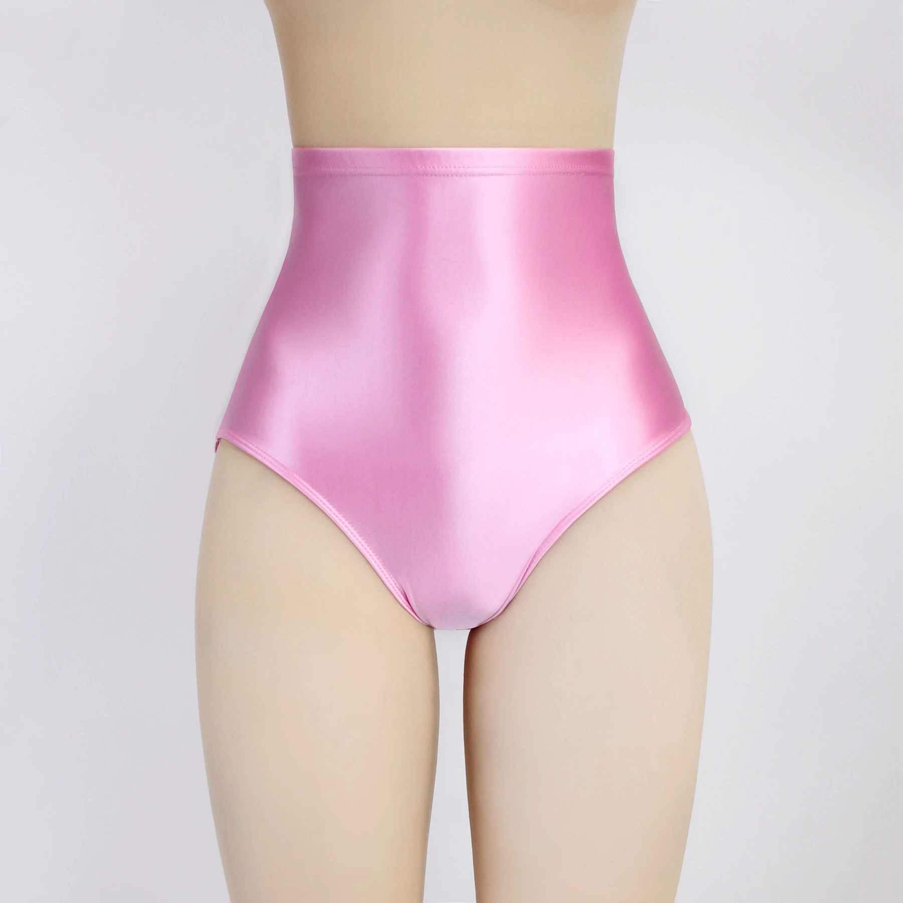 XCKNY satin glossy shorts sexy solid Oily bikini super high waist skin underwear can be worn outside glossy Briefs