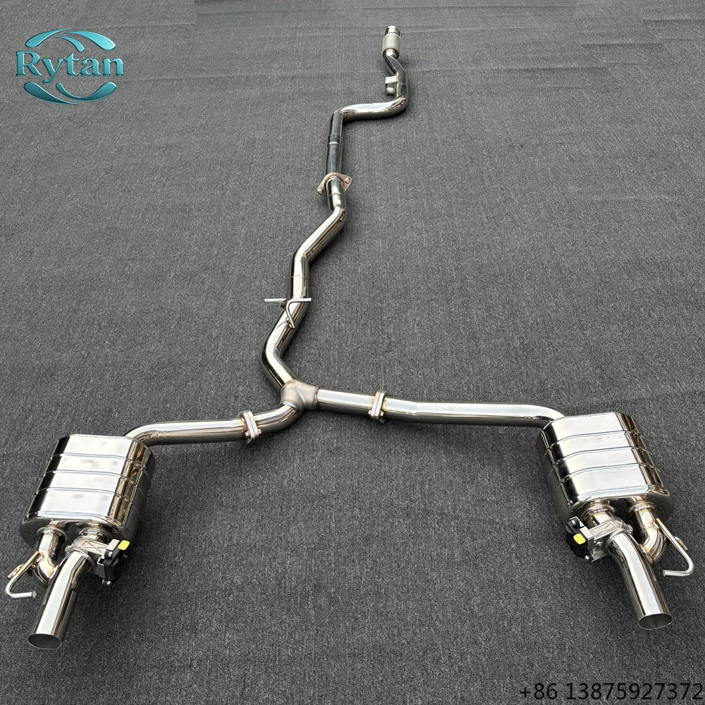 

Выхлопная система Rytan Valvetronic из нержавеющей стали 304 с клапаном, Catback, для W205 C200 C300 2.0T