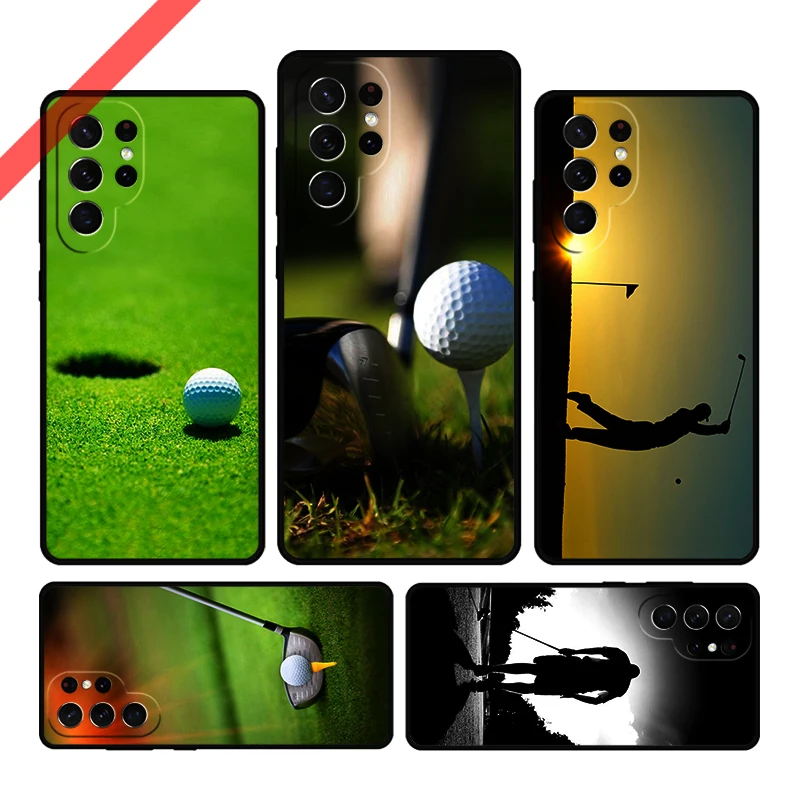 Golf Course Field Phone Case For Samsung Galaxy S20 FE S21 S10 S23 Plus S24 S22 Ultra Coque Note20 Note10 S9 S8 Cover Capa