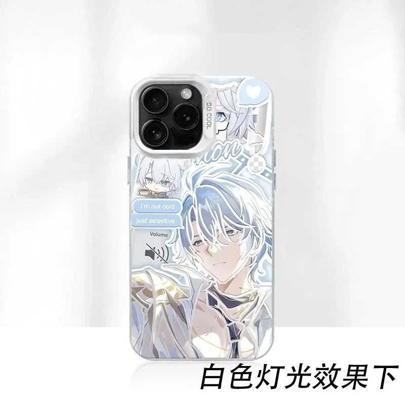 

Cute cartoon Anime Boy Phainon Honkai Star Rail Phone Case for iPhone 16 15 14 13 12 11 17 Pro Max Plus Adonis shockproof Cover﻿