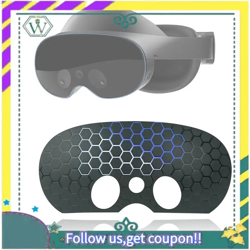 

НОВИНКА для очков Quest Pro VR, передняя защитная накладка, силиконовая маска для глаз, аксессуары для очков Quest Pro VR
