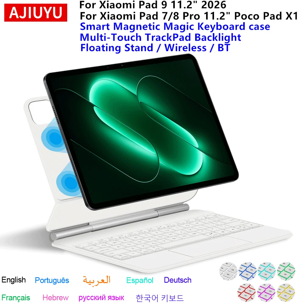 Floating Magic Keyboard For Xiaomi Pad 9 Mi Pad 9 MiPad 9 11.2