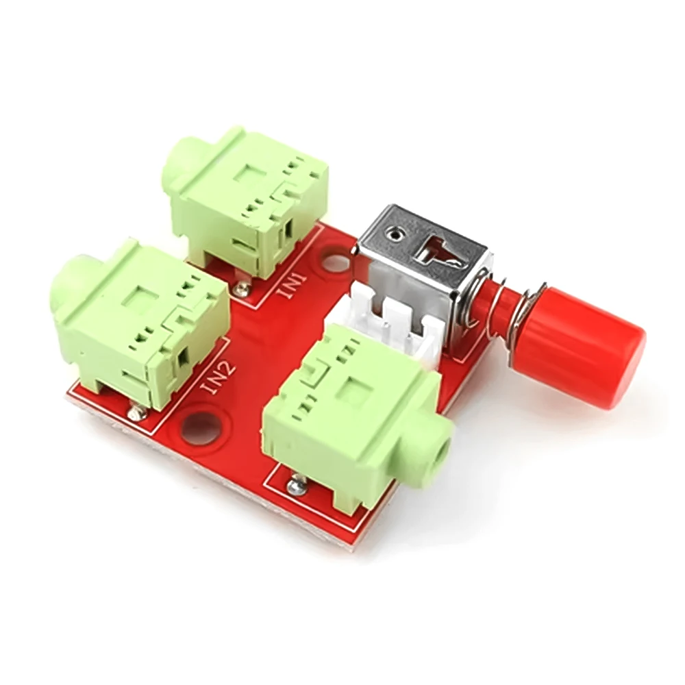 Audio Switcher 2 Input 1 Output/1 Input 2 Output Audio Splitter Switcher Audio Switcher Module 3.5mm