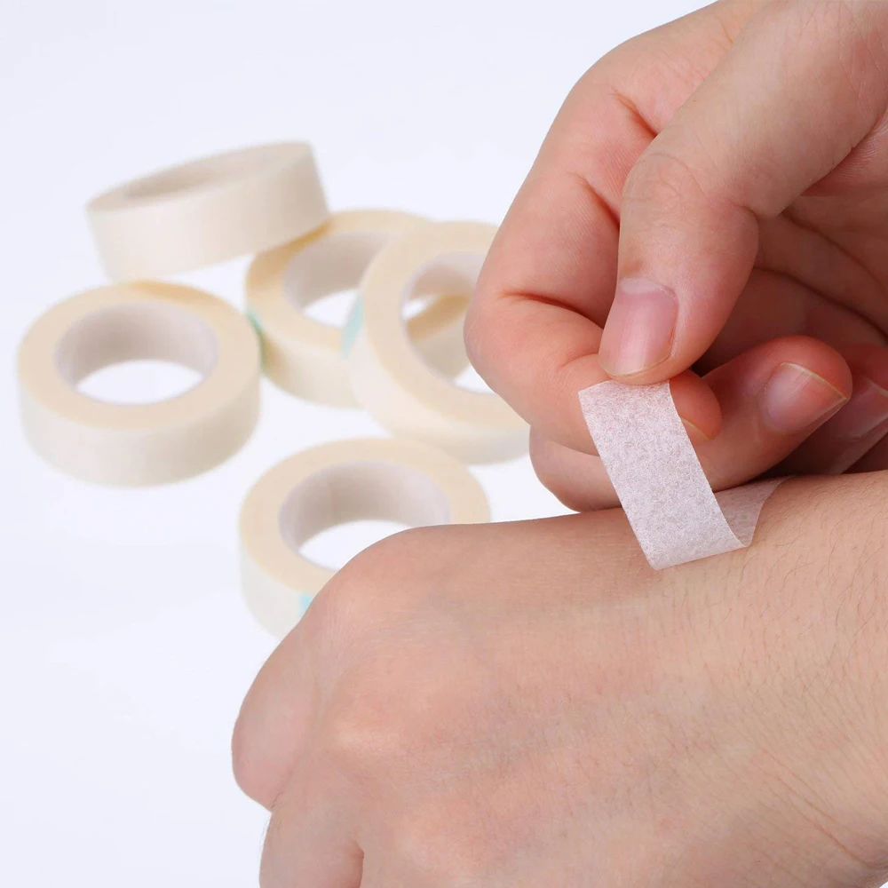 4/6 Rollen flexibles Hautband, atmungsaktives Nasenband, selbstklebendes Mullband für Wundverletzungen, Schwellungen, Sport – Detail 8