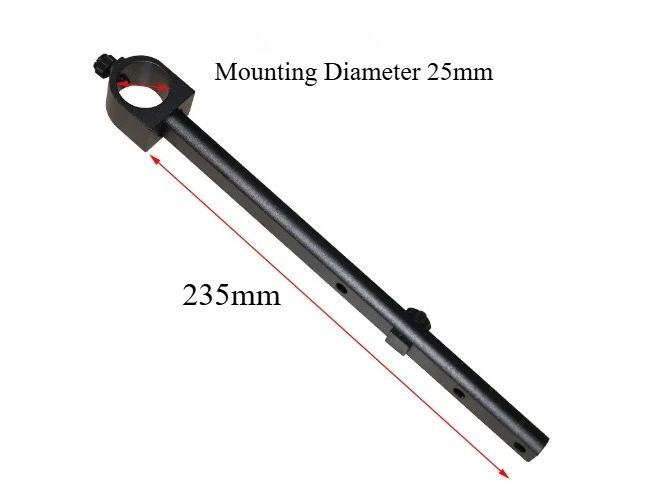 Portable Microscope Monitor Hanging Rod LCD Crossbar Screen Bracket Computer Display Mount Bar 25mm 32mm Diameter Column