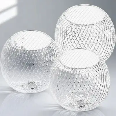 

3 Pcs Hollow-out Lamp Shade Metal Lampshade Lampshades Ceiling Shape