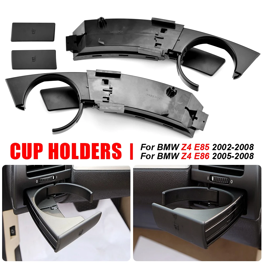 لوحة سيارة حامل الكأس الجبهة اليسرى/اليمين لسيارات BMW E85 E86 Z4 51457070323 51457070325 51457070324 51457070326 اكسسوارات السيارات