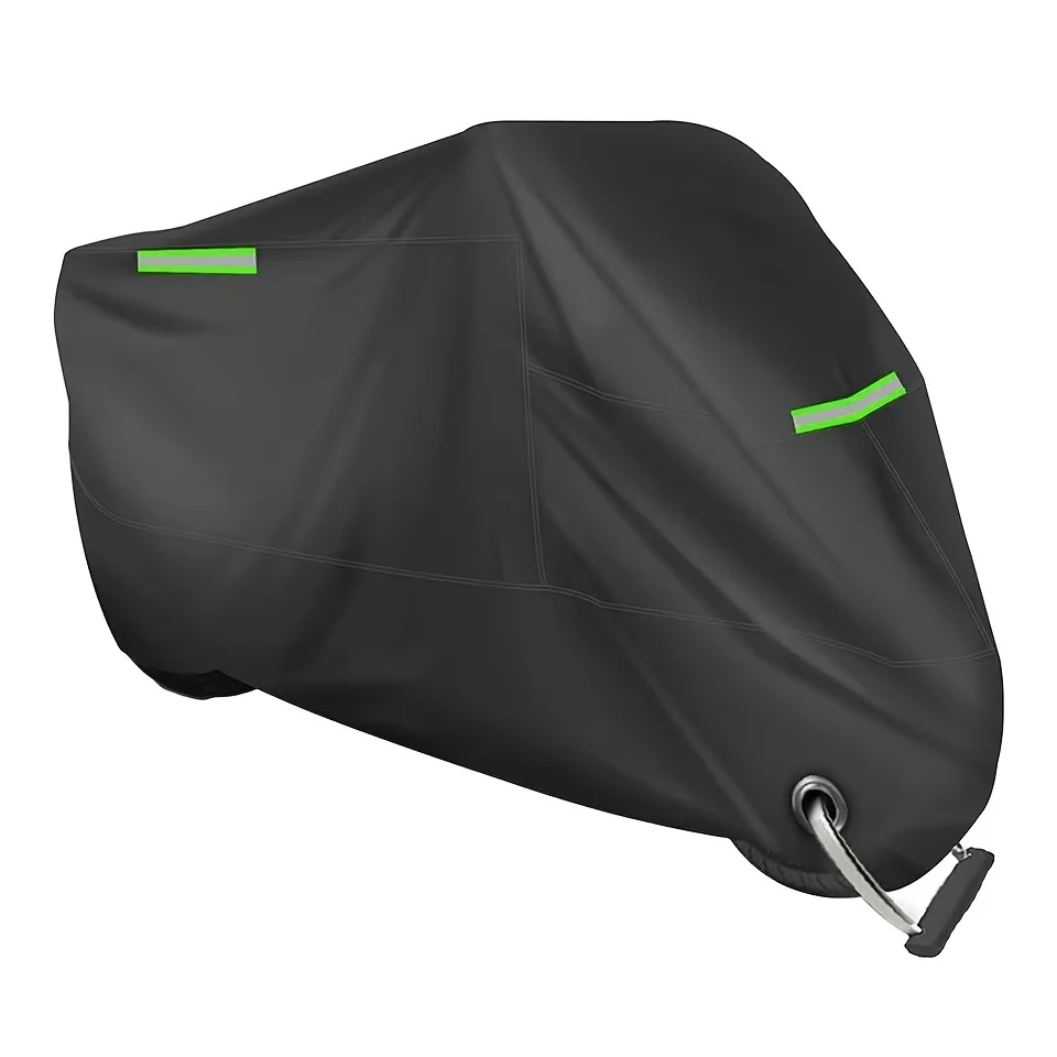 AliExpress NONE Motorcycle Cover Waterproof Outdoor Dustproof Windproof Universal Fit Bike Covers with Elastic Hem And Reflective Strips