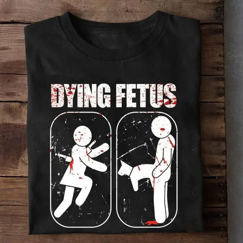 Dying Fetus The Woman And Man Trending Retro Black All Size T Shirt