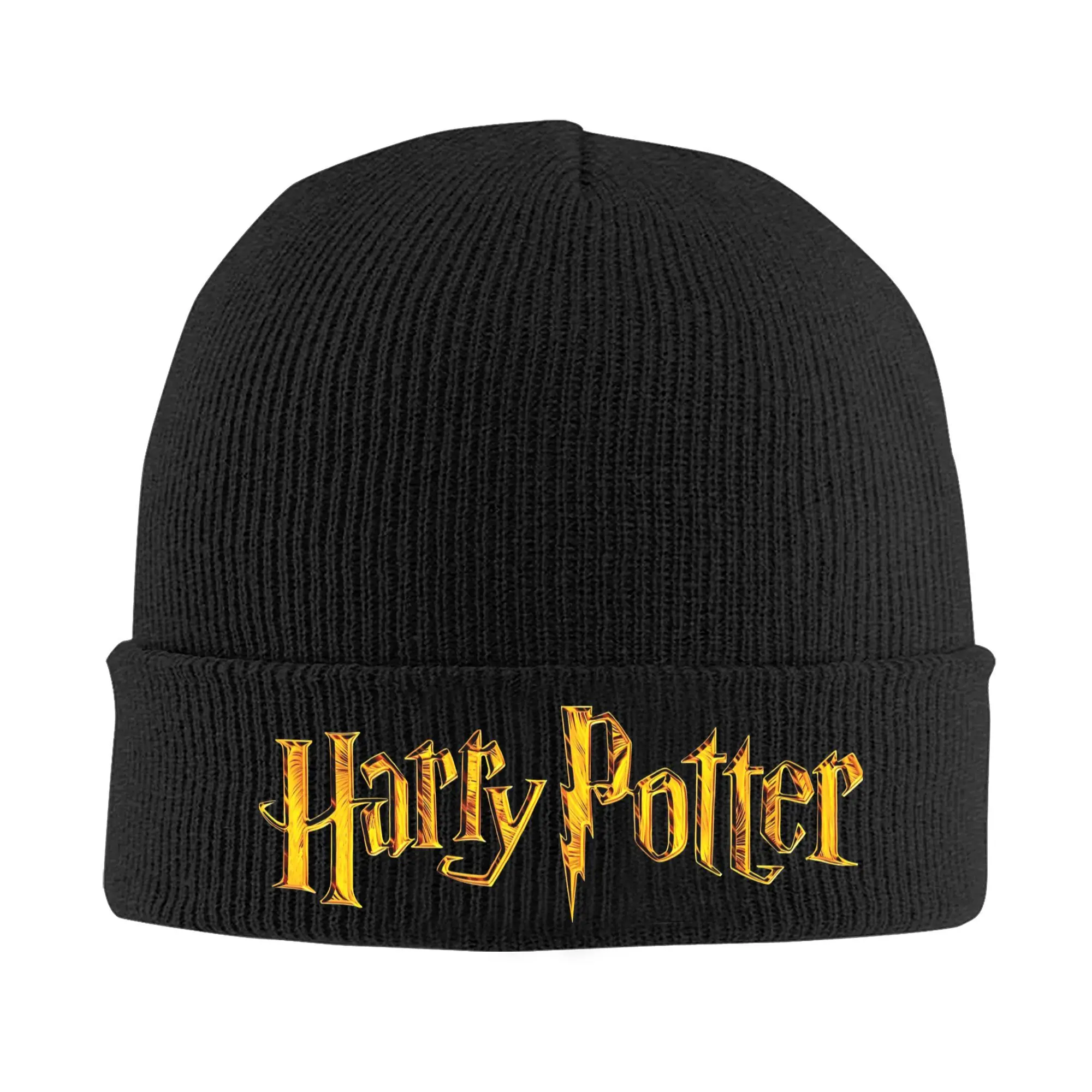 Harries Movie P-Potters Magic World Knitted Hat Autumn Winter Beanie Ski Fantasy Movie Cap Unisex Acrylic Casual Bonnet