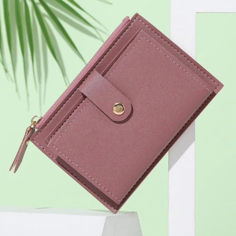 

Женская ультратонкая сумка для карт Корейская версия кошелек с нулевой застежкой-молнией карамельные цвета для автобуса набор для банковских карт держатель пакет кошелек подарки