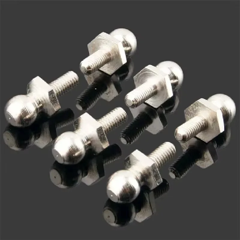 12pcs/Set M3 Ball Head Screw For 1/10 Rc Car Hsp 94188/94123/94166/94107 Remote Control Car Truck Spare Parts 02038