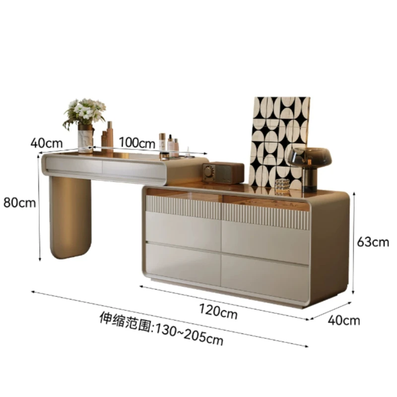 Drawers Chest Dressing Tables Wooden Stool Standing Jewelry Box Dressing Table Luxury Nordic Tocador De Maquillaje Furniture