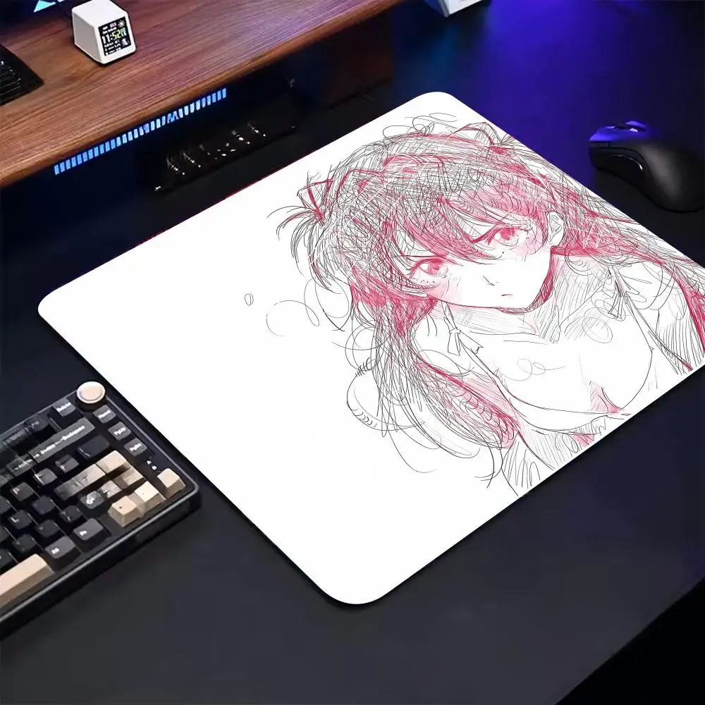 EVA A-Asuka Mouse Pad Cartoon rubber Small mouse pad desktop computer office keyboard e-sports ROGs game