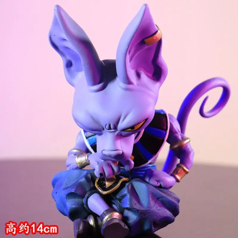 

Anime Dragon Ball Z Beerus Figure Gk Sitting Posture Super God Destruction Figures Collection Pvc Model Toy For Children Gifts