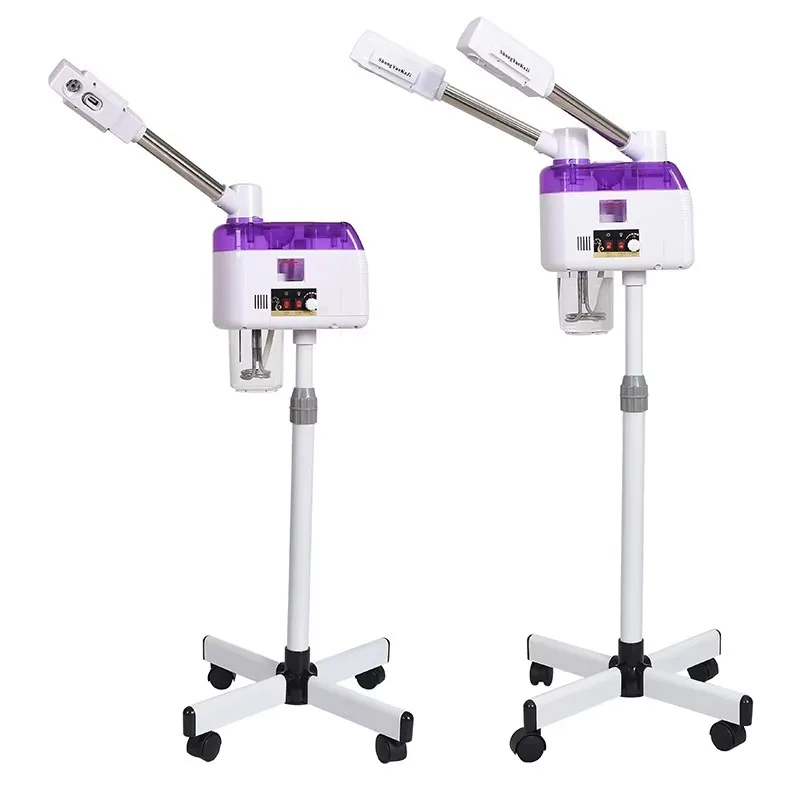 Single-Tube Cold Hot Facial Steamer ABS Sprayer with Humidor Cleanser Function for Deep Pore Cleansing