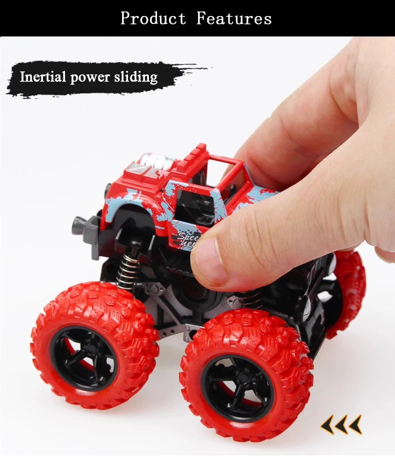 

NEW Monster Truck Toys Friction Powered Toy Cars Push and Go Vehicles for Kids Best Christmas Birthday Party Gift for Boys Girls