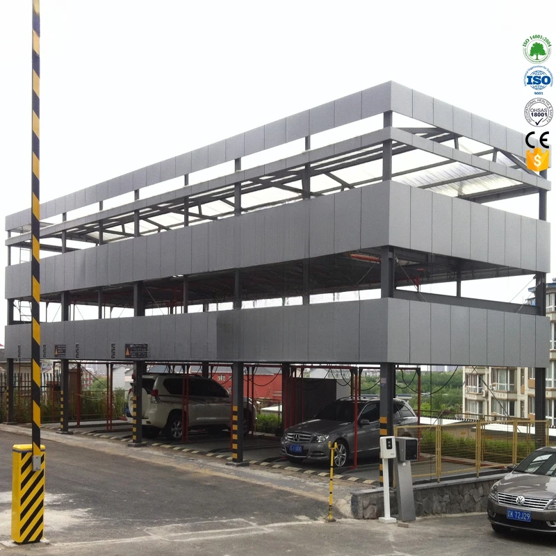 Multi-floor Hydraulic Car Parking System with Puzzle Type