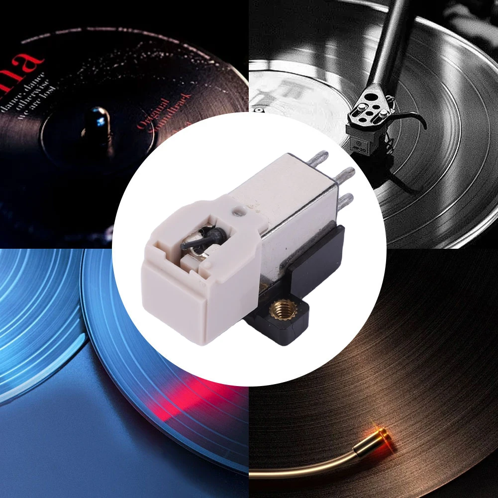 AT-3600/AT-91/AT-91R Replacement Phonograph Cartridge Excellent Clarity Magnetic Cartridge Stylus Phono Cartridge MM Cartridge