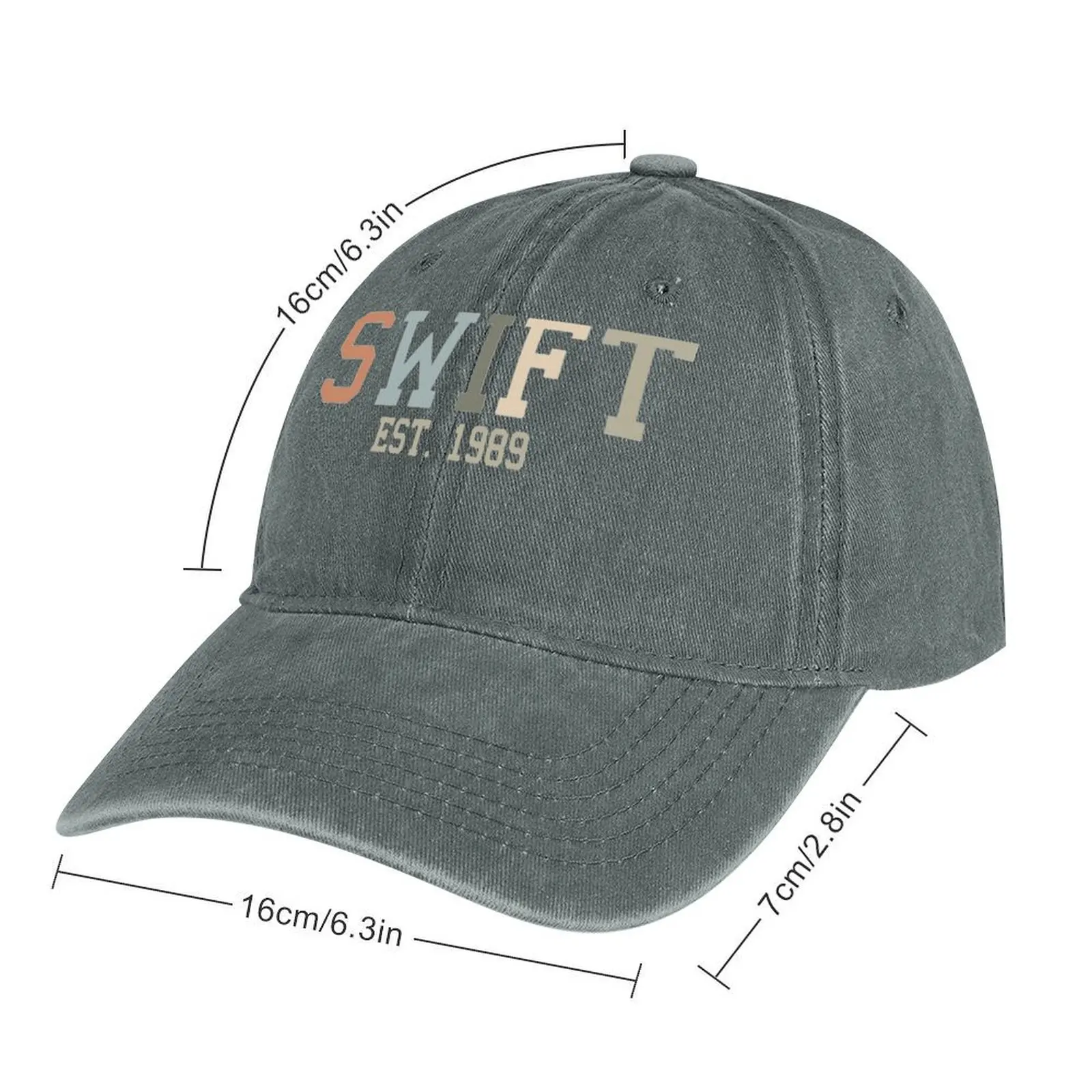 Unisex Swiftie Pattern Printing Casual Outdoor Sport Chapéus, ajustável Sunscreen Hat, Boné de camionista, bonés de beisebol, presente de aniversário