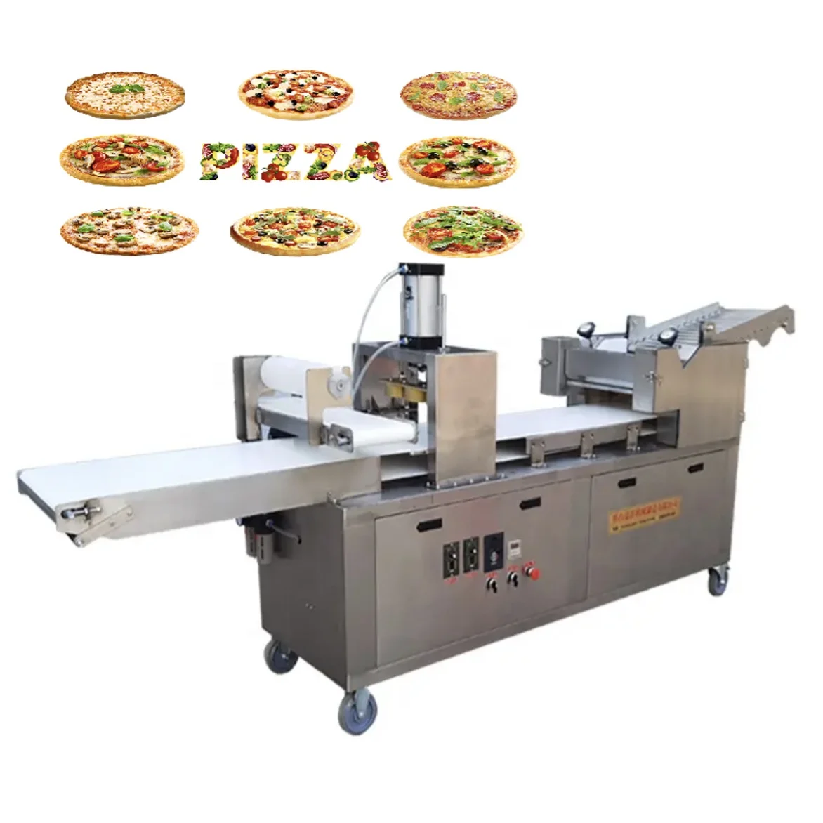 10-40cm Frozen Pizza Base Making Machine Pizza Making Production Automatic Full Line