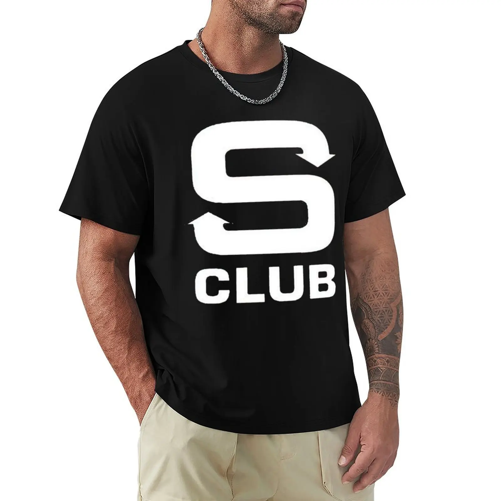 

s 7 club best logo T-shirt customs plus size tops blanks plus sizes Men's t shirts