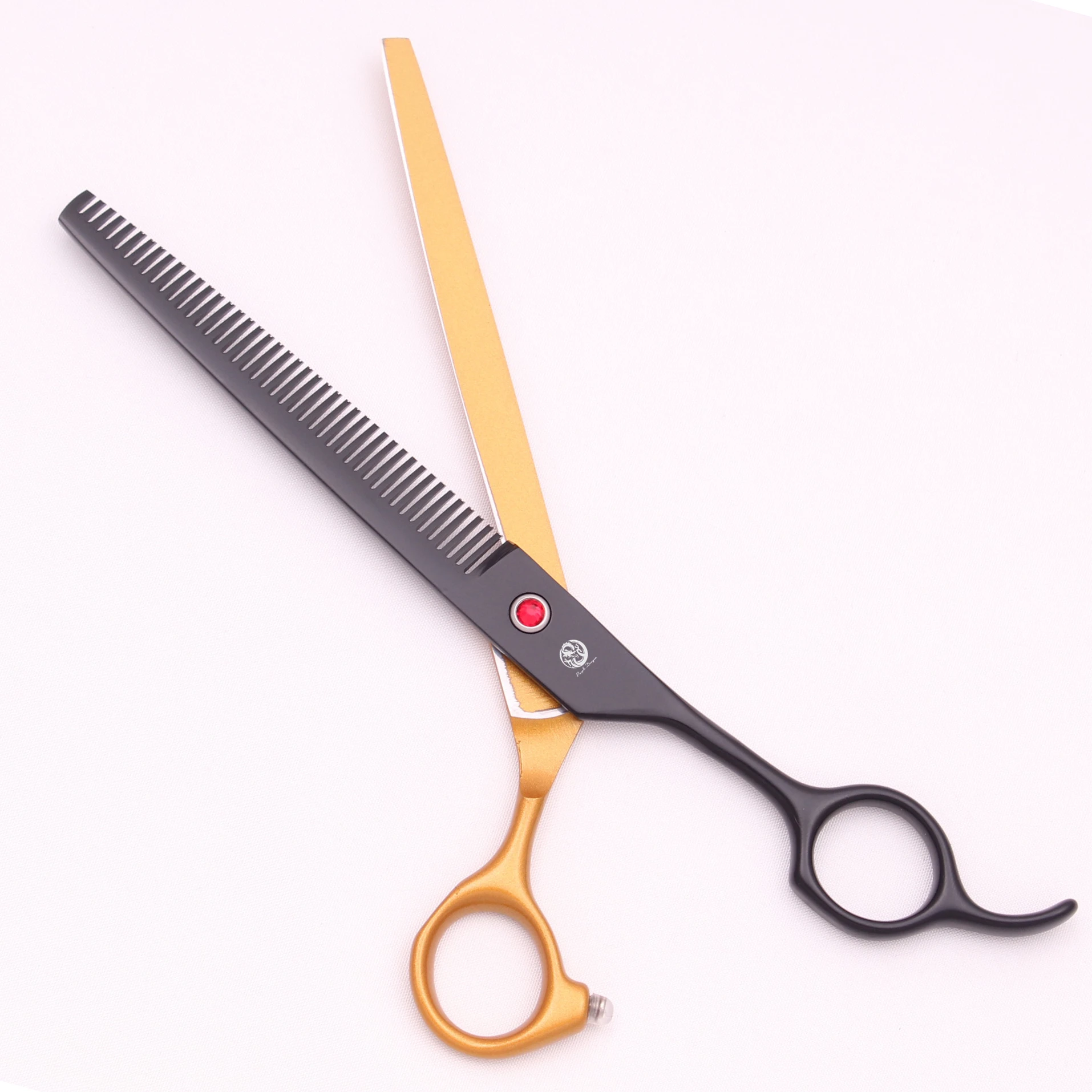 7.5\'\' Professional Pet Grooming Scissors Hair Cutting Fishbone Thinning Comb Hemostatic Forceps Japan 440C Set For Dog Cat Z3088