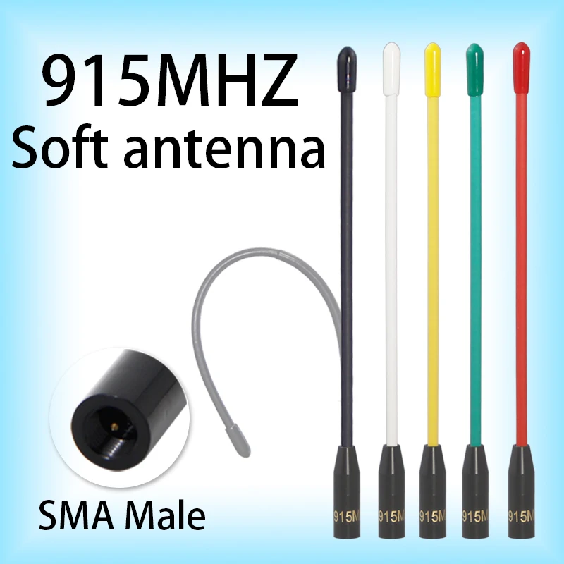 

915MHz soft antenna LORA gateway/NB-LOT module - Radio drone remote controller - High-gain data transmission antenna SMA Male