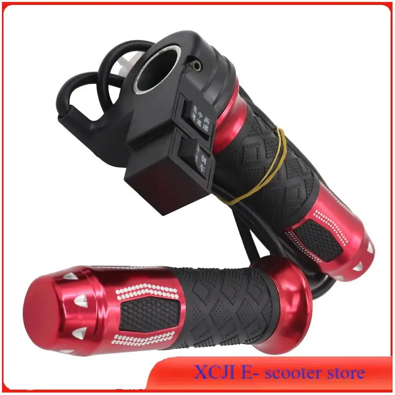 12 فولت-72 فولت العالمي ثلاث سرعات المقود القبضات خنق بدوره مقبض قبضة ل Citycoco سكوتر كهربائي جودة عالية
