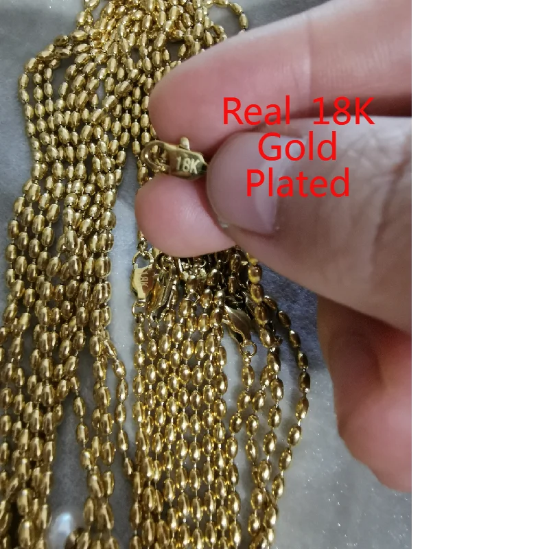Titanium With 18K Gold Beads Chian Real Pearl Choker Necklace Designer T Show Runway Gown Rare INS Japan Korean Boho Top 2