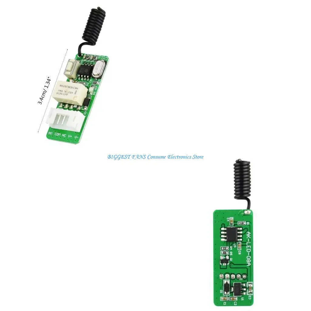 

Wireless Remote Control Switches High Sensitivity with MOS Tube Switches Perfect for Small Desk Lamps Routers, Cameras