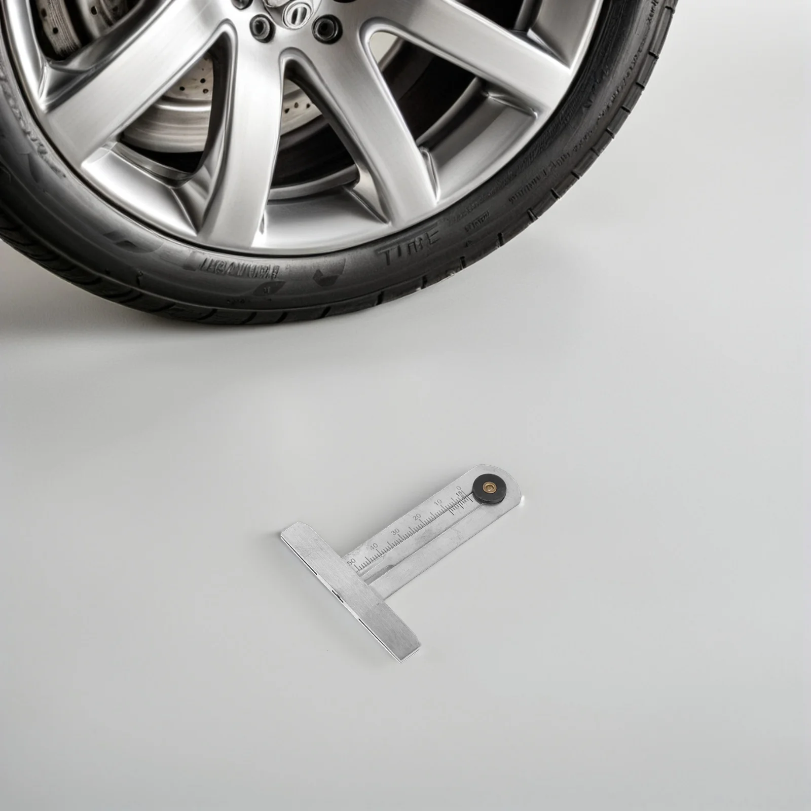 

0-50Mm Tire Tread Depth Gauge Stainless Steel Vernier Caliper Measuring Tool for Auto Truck Motorcycle Accurate Wear Detection