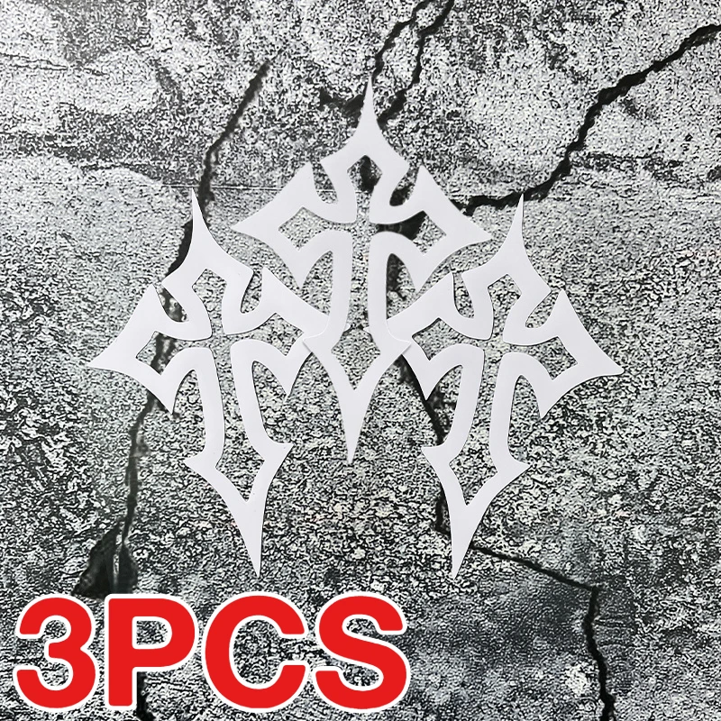 

3PCS Gothic Cross Motorcycle Stickers Waterproof DIY Racing Helmet Motorbike Fairing Fuel Tank Easter Scooter Vinyl Decals