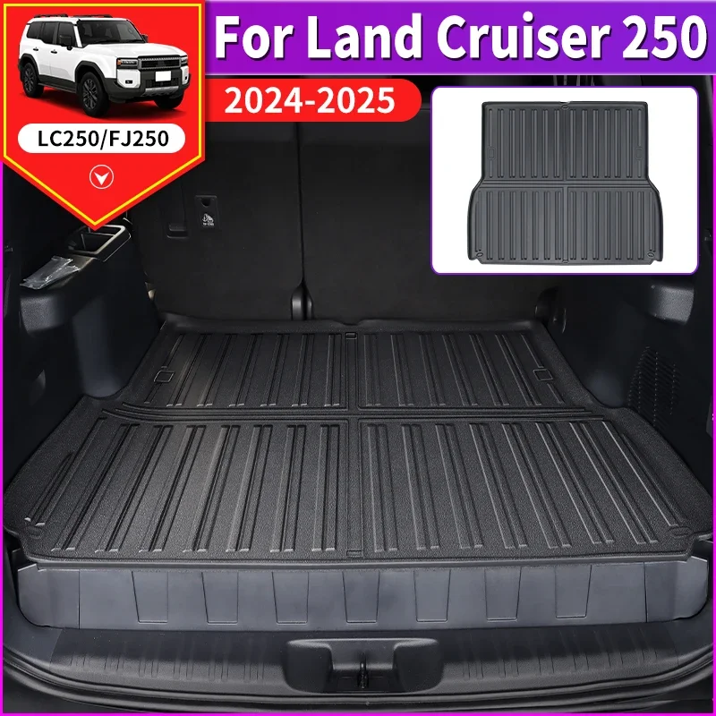 

Для Land Cruiser Prado LC 250 2024-2025 250 коврик для хвостового ящика, аксессуары для интерьера, защита окружающей среды, водонепроницаемый коврик для багажника J250