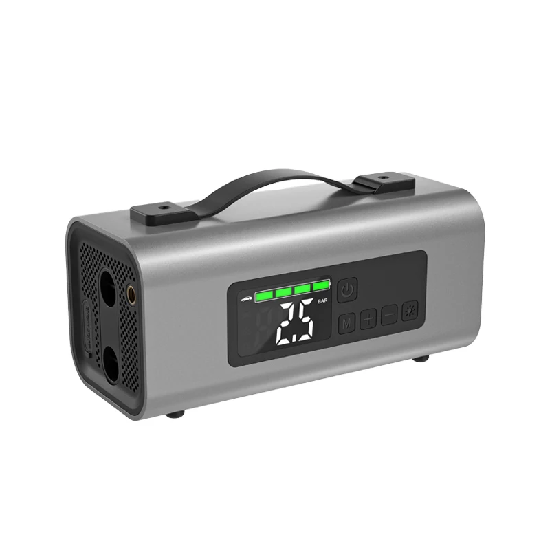 VC027SH New Cheap Jump Starter With Tire Inflator Power Bank Battery Jump Starter 12V Cable USB Charging Line Auto Stop