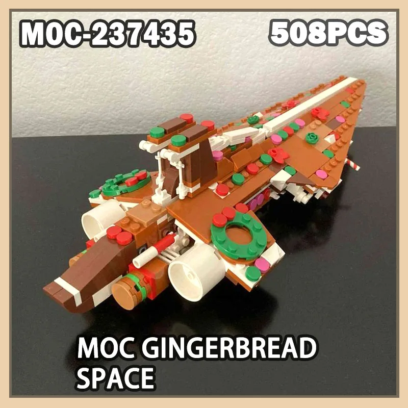 

MOC-237435 военный корабль, игрушки, модель строительного блока «сделай сам», космическая война, супер новые креативные подарки, космический корабль, удлиненные блоки, пряники, космические