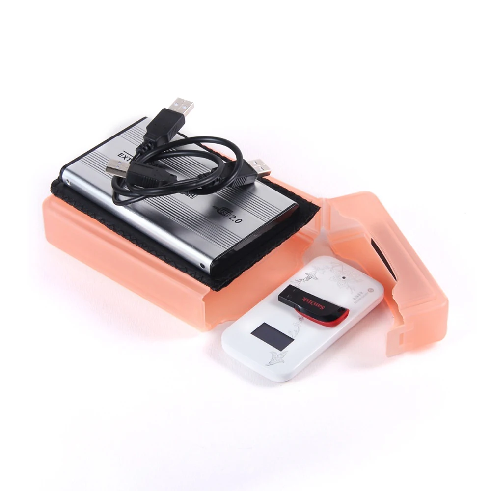 2.5 inch IDE SATA HDD Hard Disk Drive Protection Storage Box Portable Plastic Protective Cover Case Game Accessories - Image 5