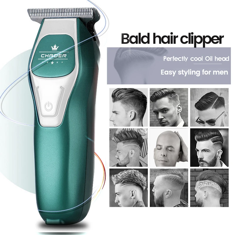 Professional Hair Clipper for Barber Salon Men Shaver Electric Beard Trimmer T Blade 0 MM Cordless Hair Cutter Haircut Machine