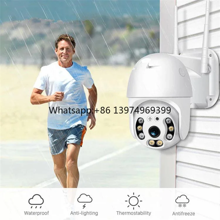 Icsee 1080p 3mp 5mp Two Way Audio P2p 360 Cloud Storage Smart Wireless Wifi Camera CCTV Outdoor Ptz Security Ip Network Camera