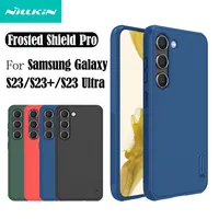 For Samsung Galaxy S23 /S23 Ultra Case Nillkin Frosted Shield Pro TPU Frame Protection Bumper Back Cover For Samsung S23+ Plus