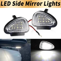 2PCS LED Under Side Mirror Lights Puddle Lamps Canbus For VW Touran 10-14 Golf 6 Limousine 09-14 Cabriolet 11-14 Variant 09-12