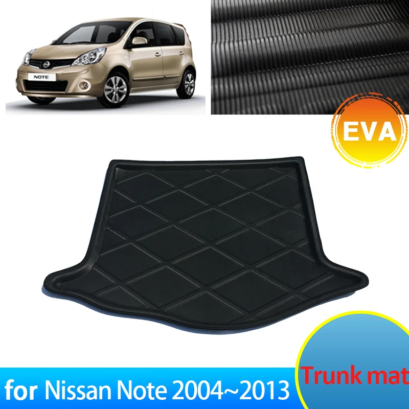 

For Nissan Note E11 2012 Versa 2010 2009 2006 2004~2013 Accessories Rear Trunk Mat Floor Tray Waterproof Liner Cargo Boot Carpet