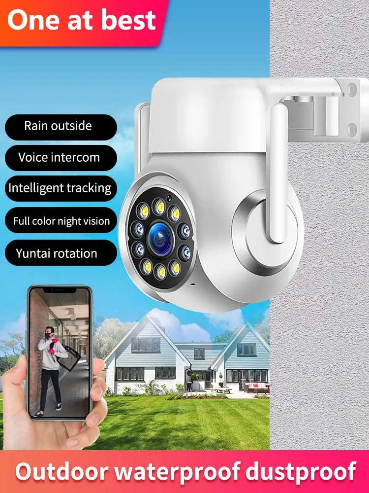 

2MP 1080P TC87 390Eyes APP Full Color AI Humanoid PTZ WIFI IP Camera Motion Detection Home Security CCTV Baby Monitor